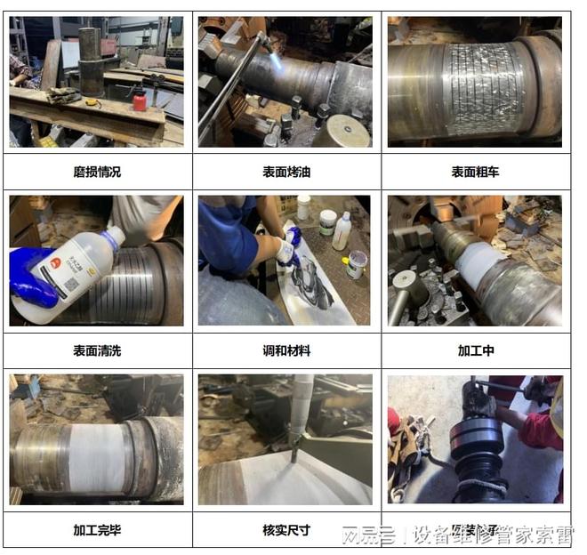 分享破碎机小皮带轮轴承位磨损的修复方法